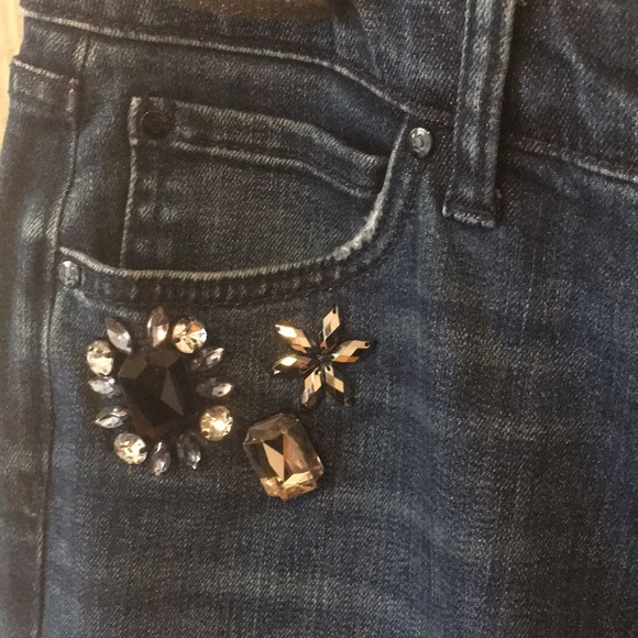 NWOT Kate Spade Broome Street Embellished Jeans - Picture 2 of 5